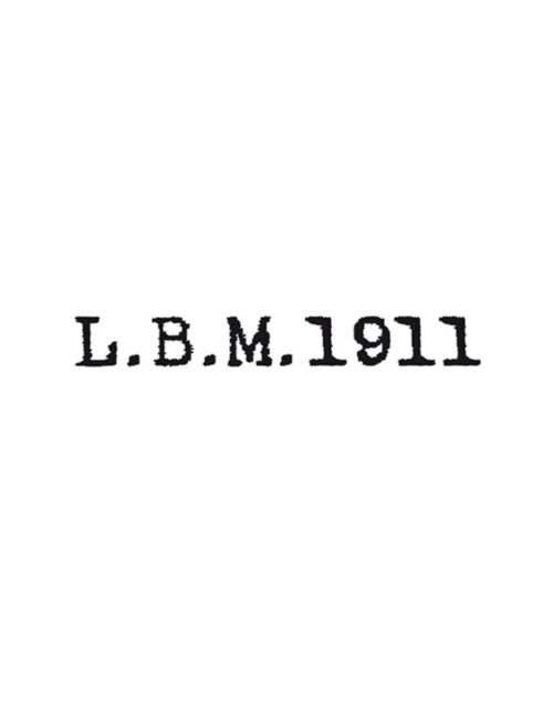 L.B.M. 1911